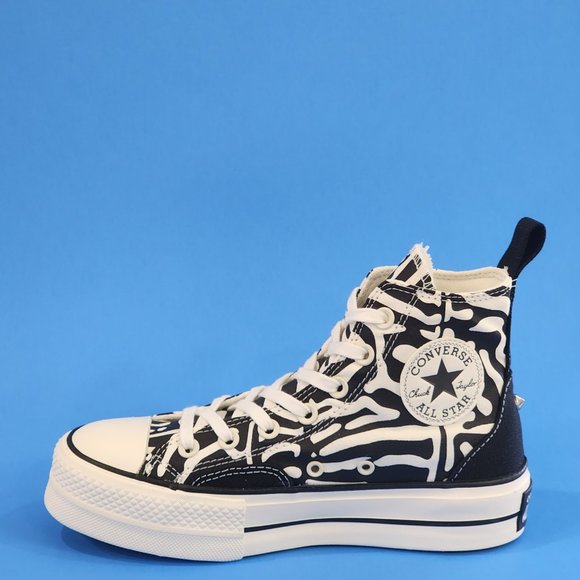 Converse CTAS High Top Lift Animal Mix Women's Platform Sneakers A03713C NWT - Picture 3 of 6